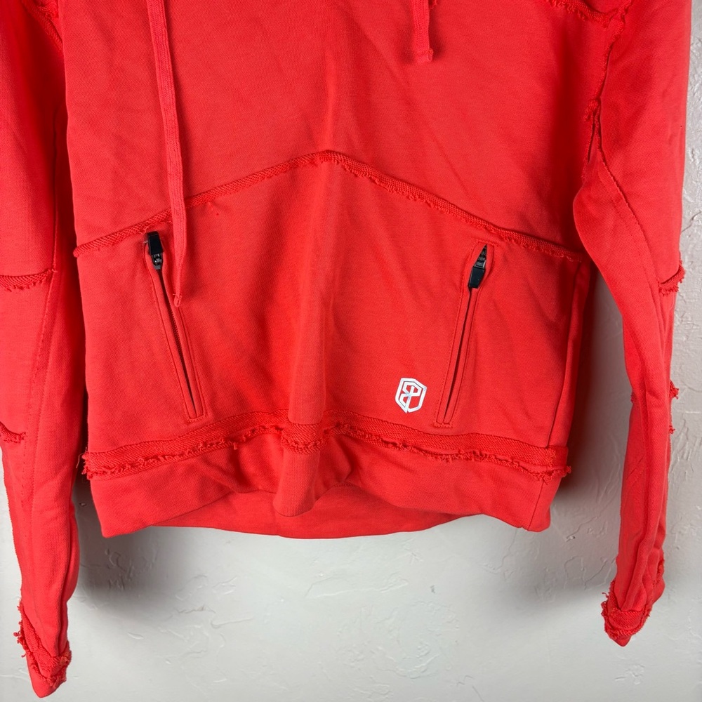 Born Primitive The Stitch Cropped Hoodie Sweatshirt Orange Women’s size small - Picture 7 of 13